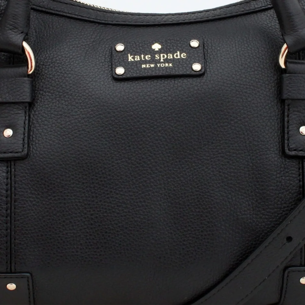 💎 kate spade NY Black Berkshire Road Bernie Convertible Satchel - Flawed Gem